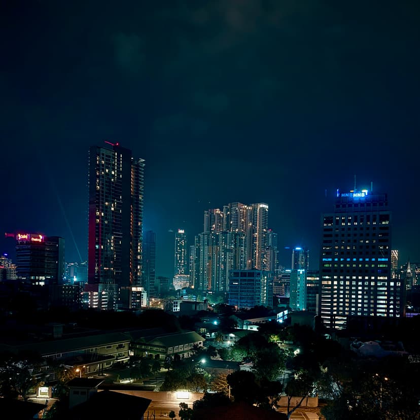 Map of Colombo, Sri Lanka